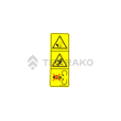 LABEL FAN WARNING, LABEL,FAN WARNING, LABEL  FAN WARNING  product photo image_1 S