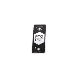 LABEL,FRONT PTO product photo