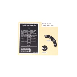  LABEL SET,EU 2  photo du produit