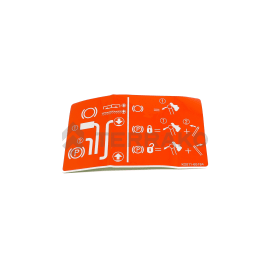  LABEL,PEDAL CONTROL, LABEL PEDAL CONTROL  product photo