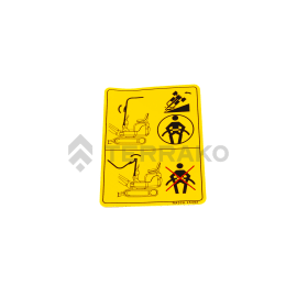  LABEL,ROPS WARNING  product photo