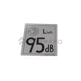  LABEL(LwA 95), LABEL(LWA 95), LABEL (LwA 95)  product photo