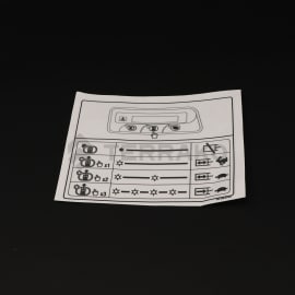  LABEL (ADJUST.,SP), LABEL Adjustment SP, LABEL  product photo