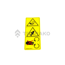  LABEL FAN WARNING, LABEL,FAN WARNING  product photo