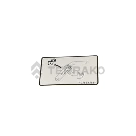  LABEL(BONNET LOCK,EU )  product photo
