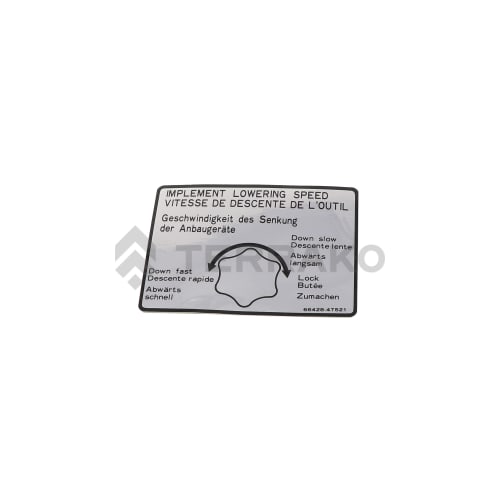  LABEL,HYD.LOCK  product photo image_1 L