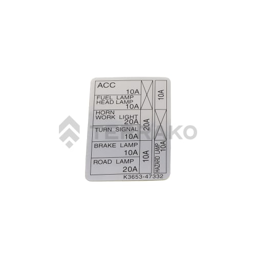  LABEL,FUSE  product photo image_1 L
