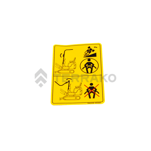 LABEL,ROPS WARNING product photo image_1 L