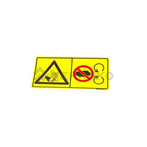 LABEL(FAN WARNING) product photo image_1 L