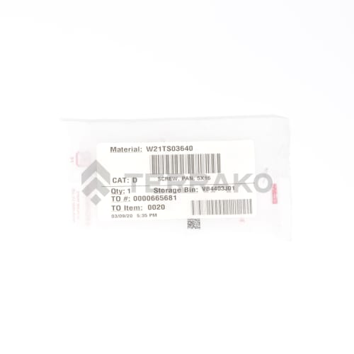  SCREW, PAN, 5X16 photo du produit image_3 L